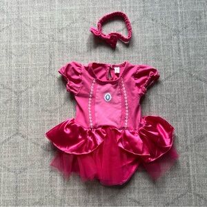 Princess Costume Infant Baby Girl’s Pink Dress & Headband size 3 - 6 Months